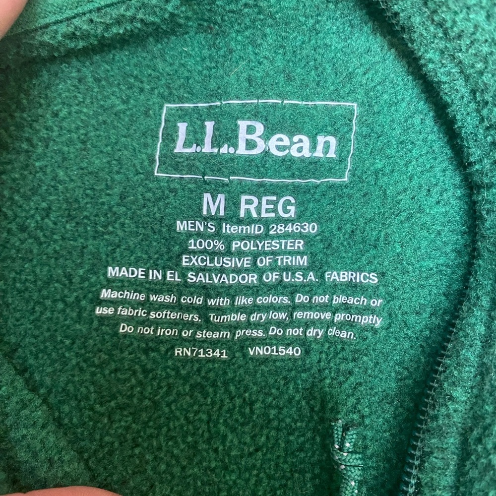LL Bean zip up - Picture 3 of 3